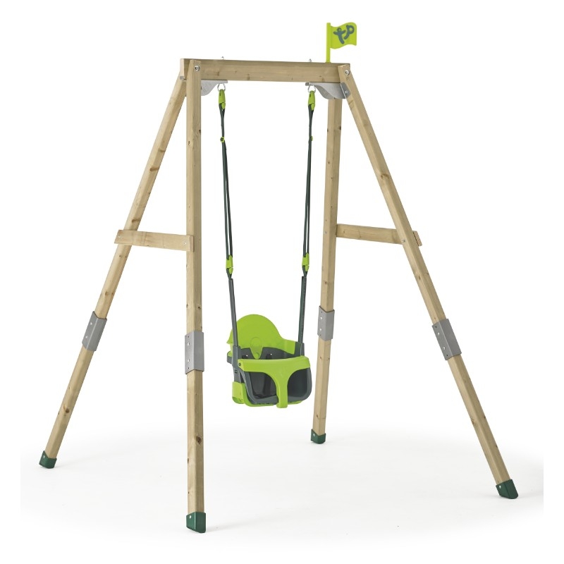 Tp Forest Acorn Growable Wooden Swing Set With Seats
