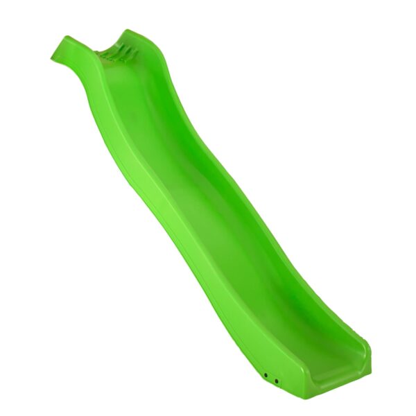 Wavy slide lime green 1.8m