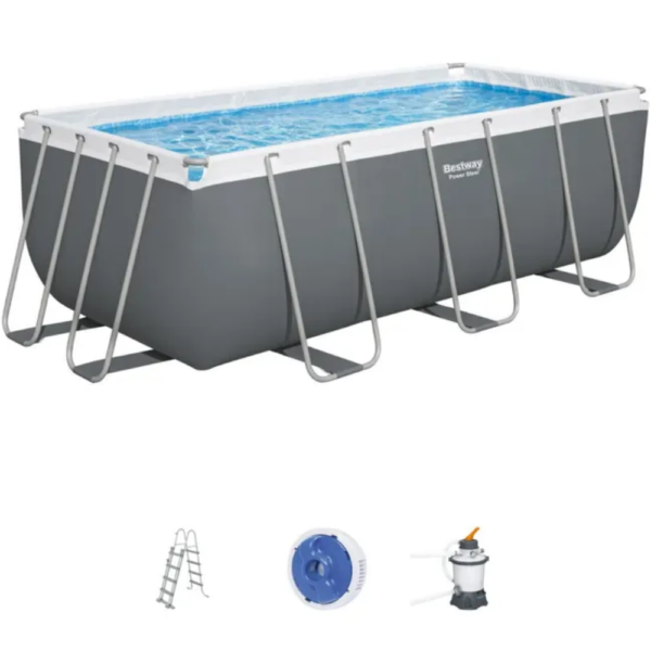 Bestway 56457 13ft 6 rectangular pool 412x201x122