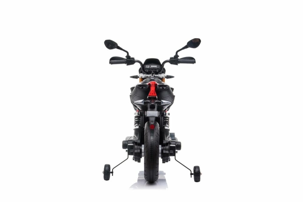 Licensed Aprilia Dorsoduro 900 12v Ride On Motorbike Black