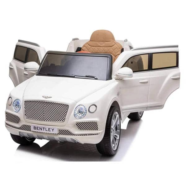12v Licensed Kids Bentley Bentayga Suv – Ride On Kids Car – White