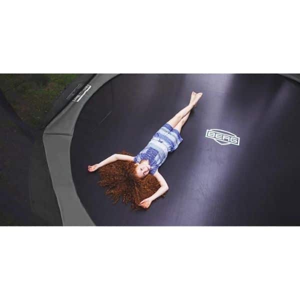 Berg Champion Grey 430 Trampoline With Safety Net Deluxe