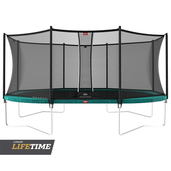 Berg Grand Favorit 520 Green Trampoline With Safety Net Comfort? 1