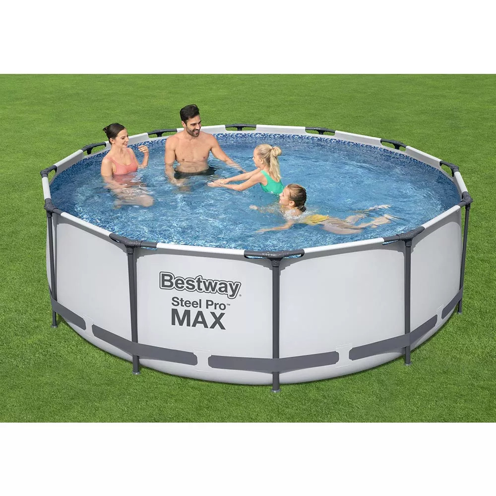 Bestway 56418 12ft Steel Pro Max Swimming Pool Set 366x100cm