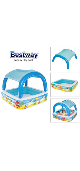 Bestway 52192 Canopy Paddling Pool