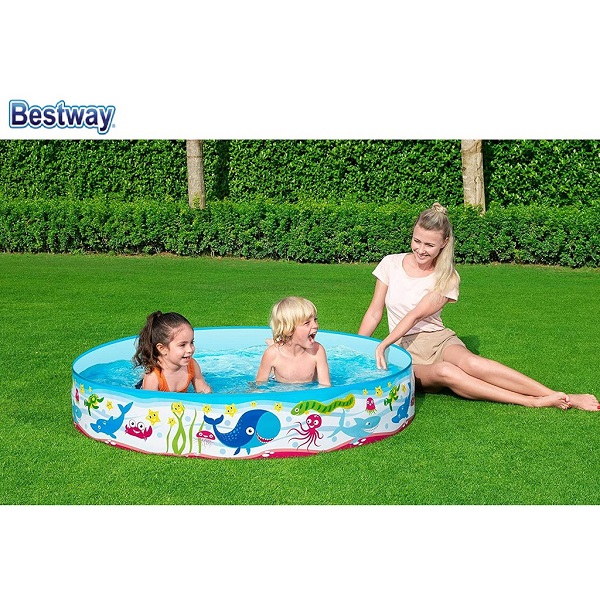 Bestway 55029 Under Water Fill N Fun Paddling Pool Outside Play