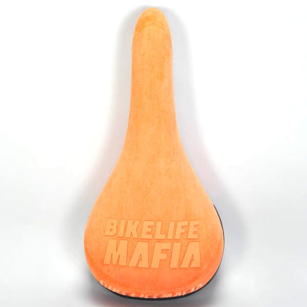 Blm Stacked Orange Seat Mafia Wheelie Bike Seat