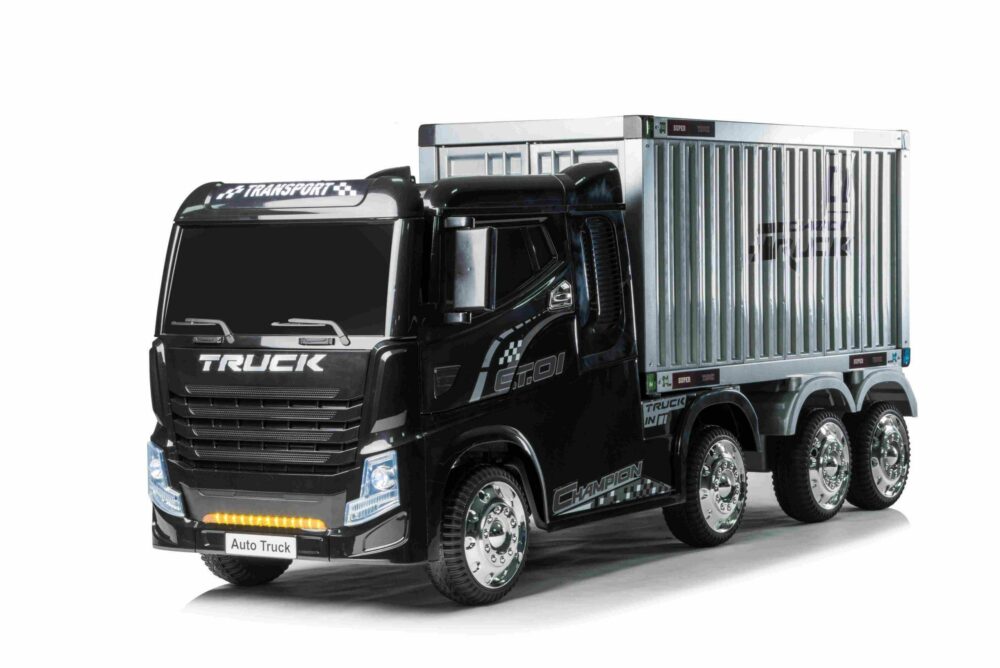 12v Container Truck Electric Ride On Black