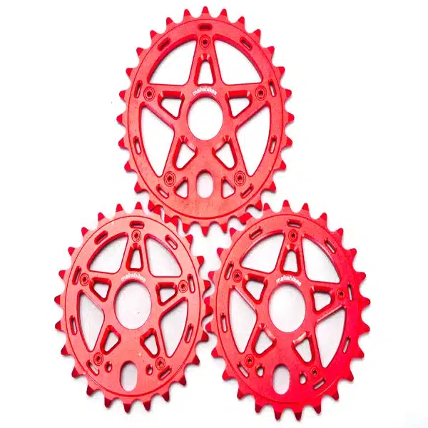 Gully sprocket red 24t bmx bike sprocket