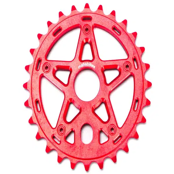 Gully sprocket red 24t bmx bike sprocket