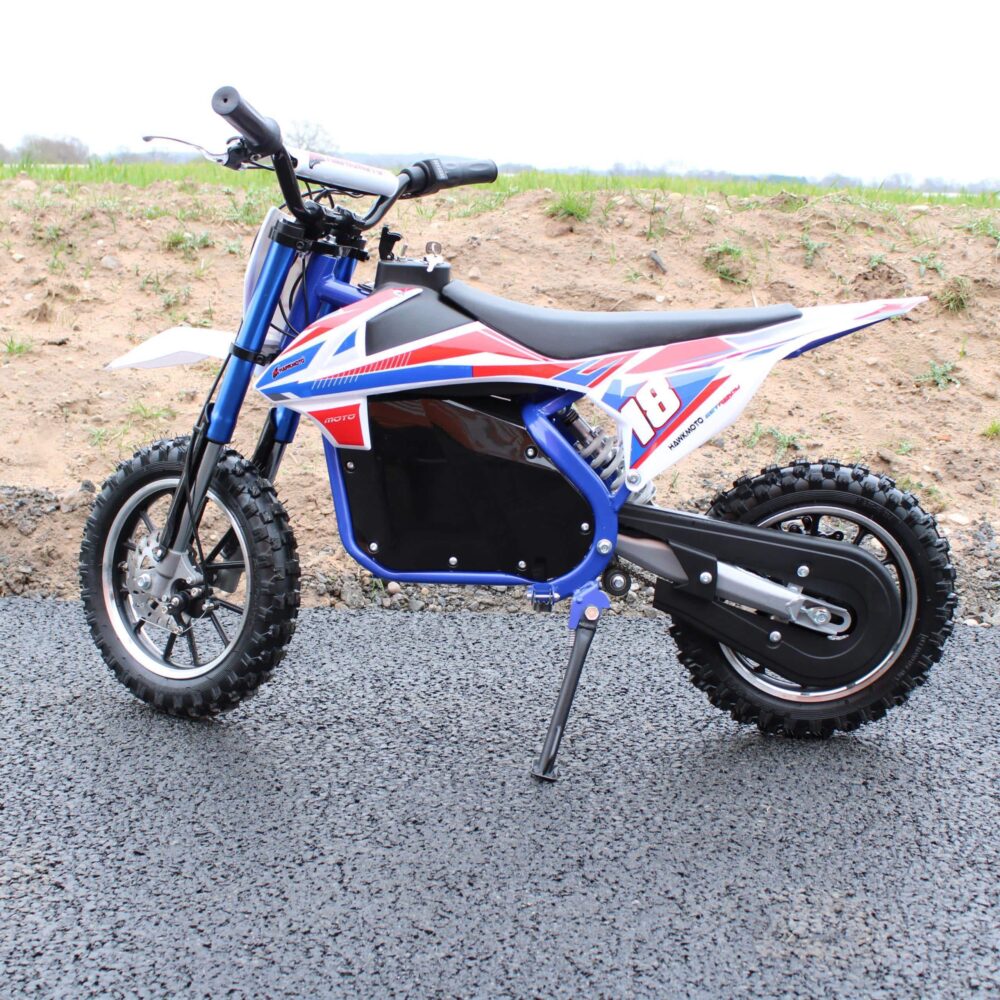 Hawkmoto 500w 36v Electric Mini Kids Dirt Bike – Blue