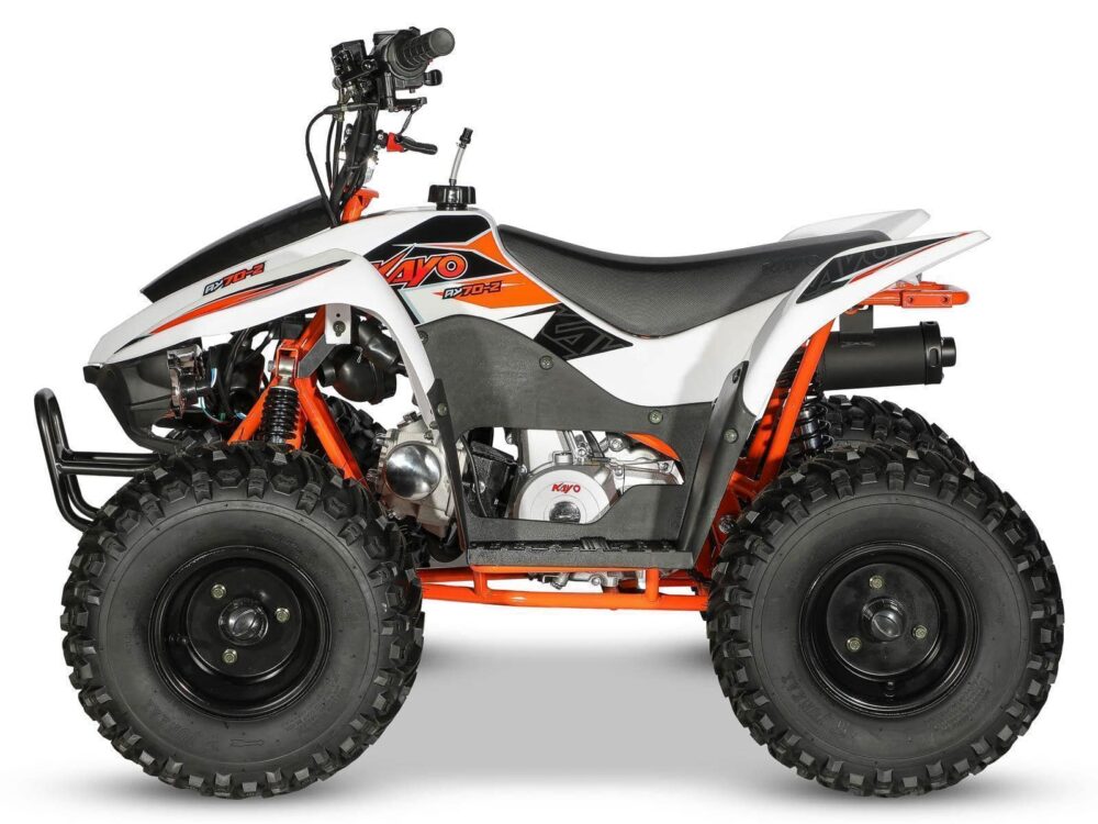 Kayo stomp fox ay70-2 70cc kids quad bike