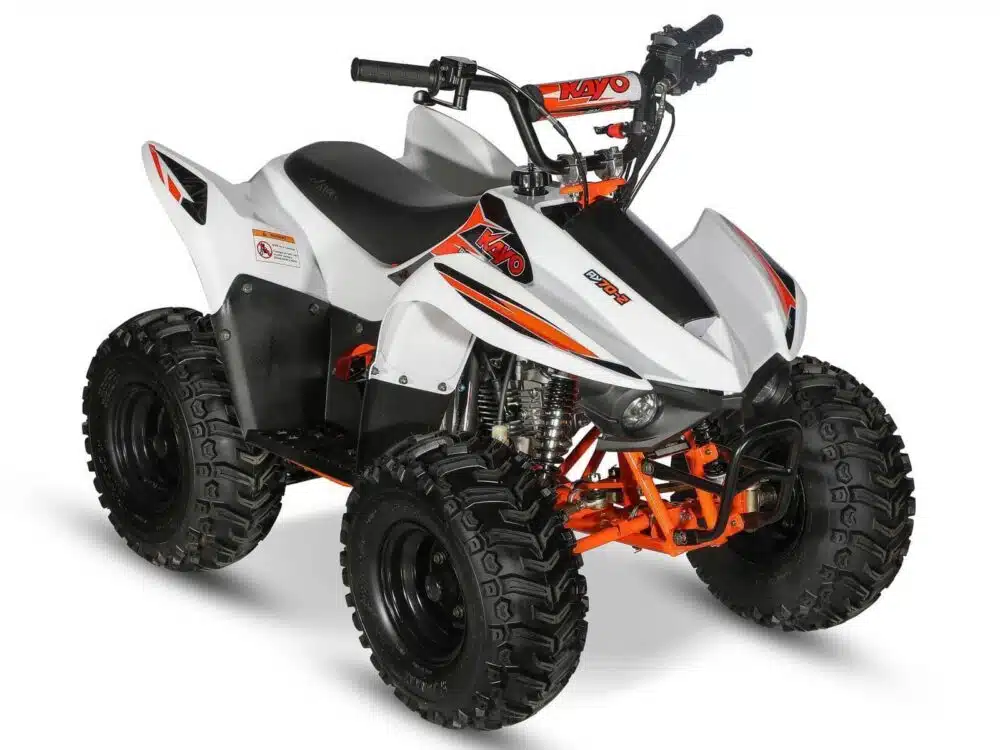 Kayo stomp fox ay70-2 70cc kids quad bike