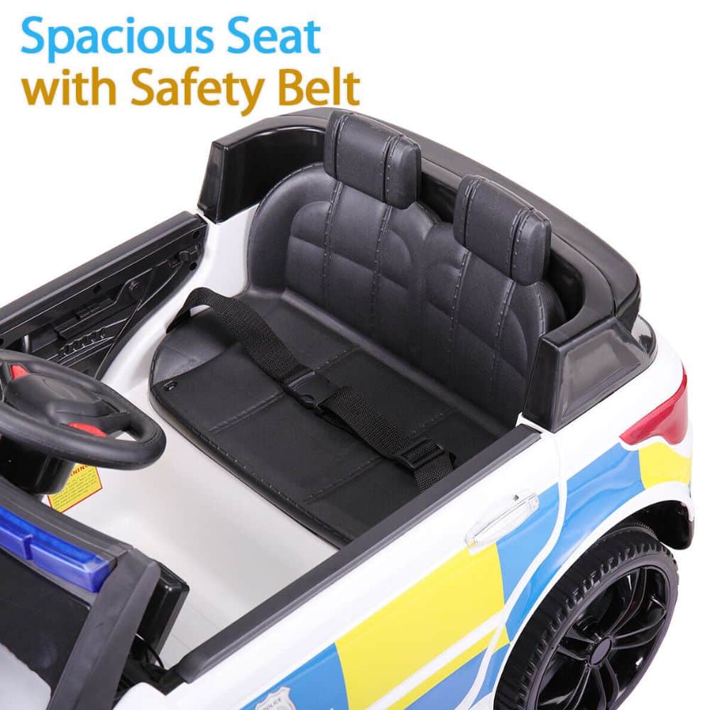 12v kids ride on police car with loud speaker tanoy 2022/23 model