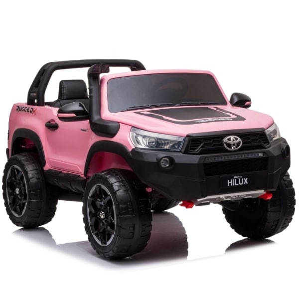 24v Licensed Toyota Hilux Ruggedx 4wd Kids Electric Jeep Pink