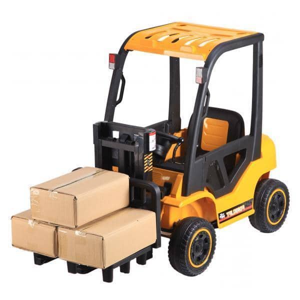12v kids electric forklift truck yellow