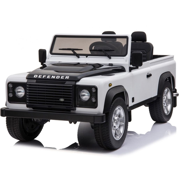 Licensed 24v Kids Land Rover Defender 90 4wd – White