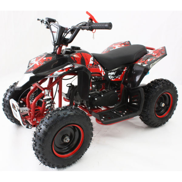 Hawkmoto Avenger 49cc 50cc Mini Quad Bike For Kids – Amazing Red