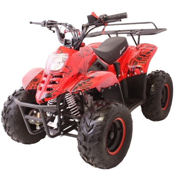 Hawkmoto boulder fun 110cc kids quad - scorpio red
