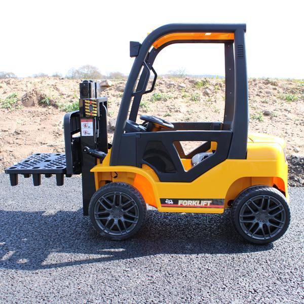 12v Kids Electric Ride On Forklift Truck Yellow