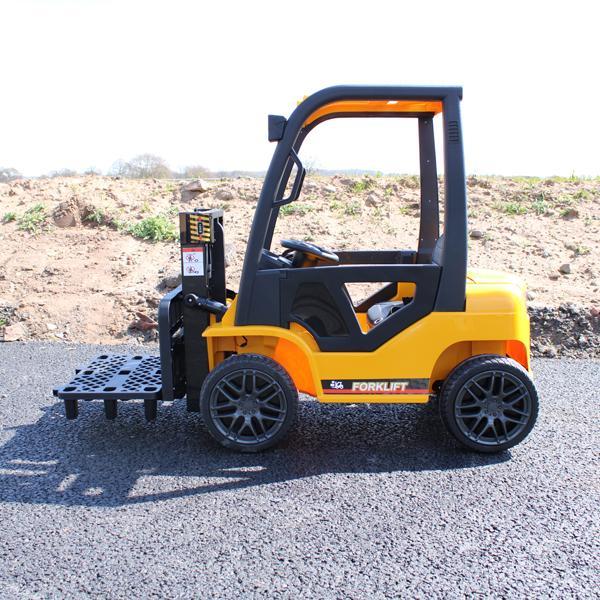 12v Kids Electric Ride On Forklift Truck Yellow