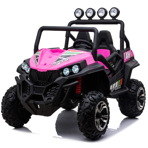 Renegade Maverick Rs 24V 4 X 4 Childrens Electric Ride On Buggy - Pink 1