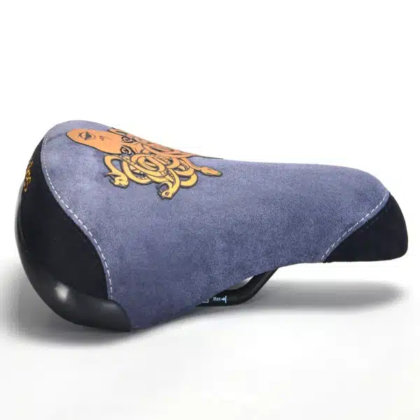 Medusa Blue Seat Mafia Wheelie Bike Seat Outside Play