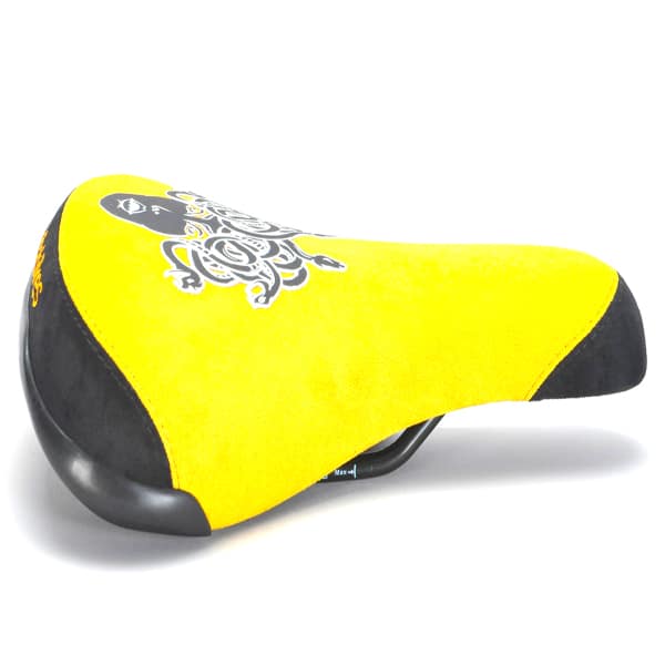 Medusa Yellow Seat Mafia Wheelie Bike Seat Outside Play