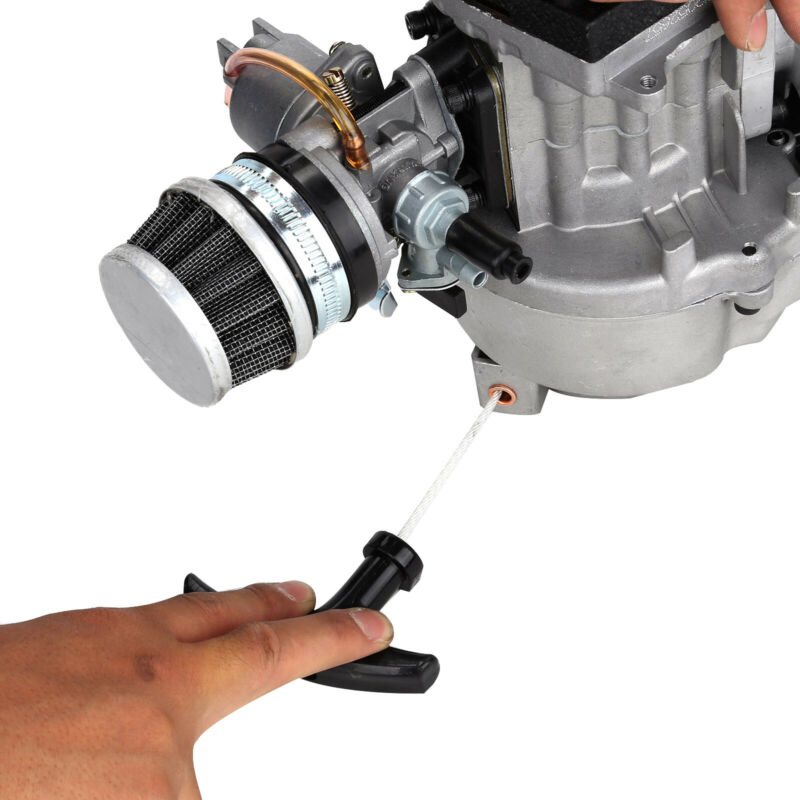 49Cc Mini Moto Bike 2 Stroke Complete Engine Metal Pull Start Carburettor Filter 1