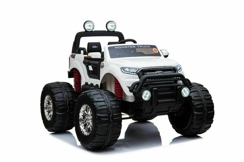 Ford Ranger Ride On Kids 24v Monster Truck 4wd Eva Wheels – White