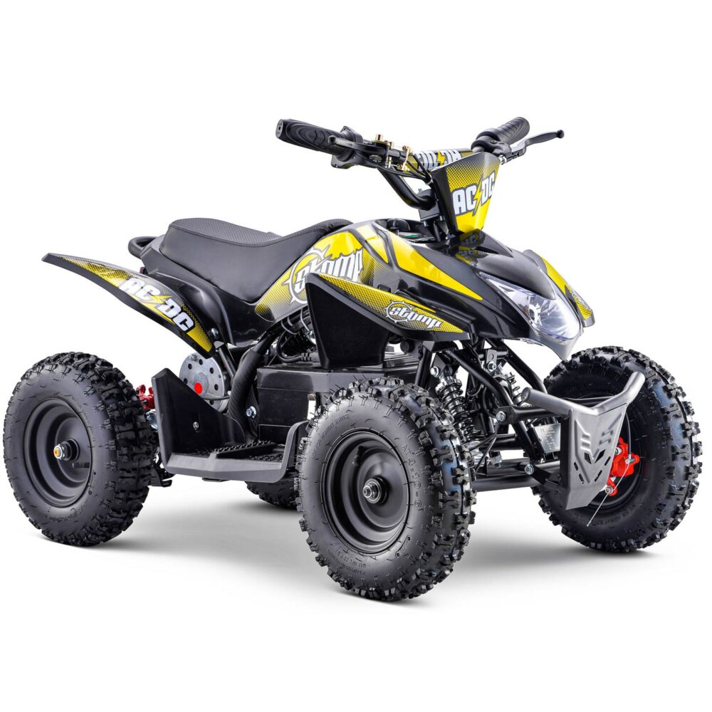 Stomp kids electric quad bike acdc yellow 800w