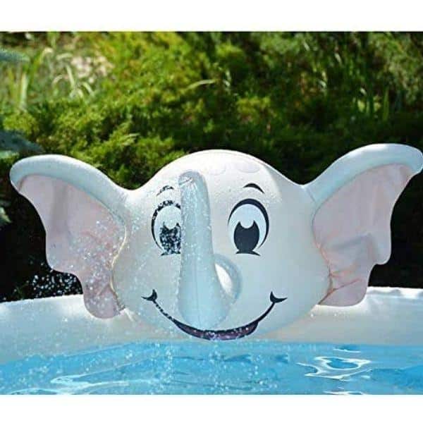 Kids elephant water spray paddling pool