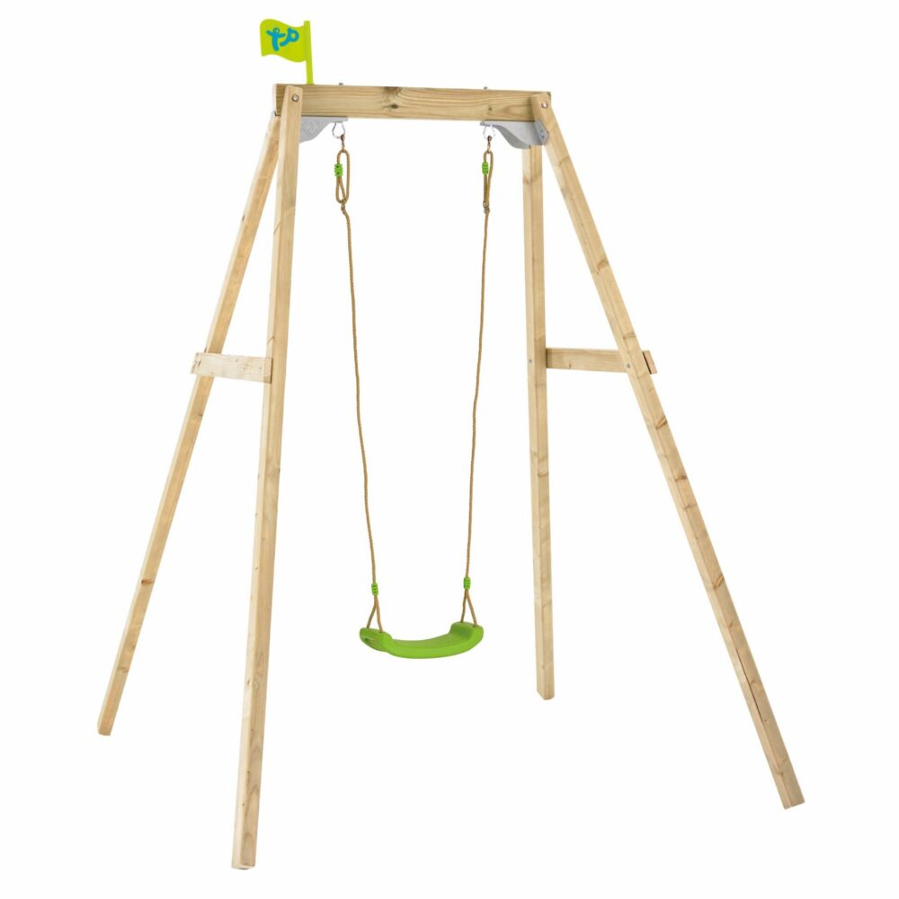 Tp forest single wooden swing set