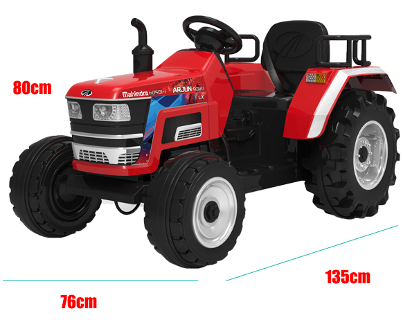 12V Kids Electric Ride On Tractor - Red 1