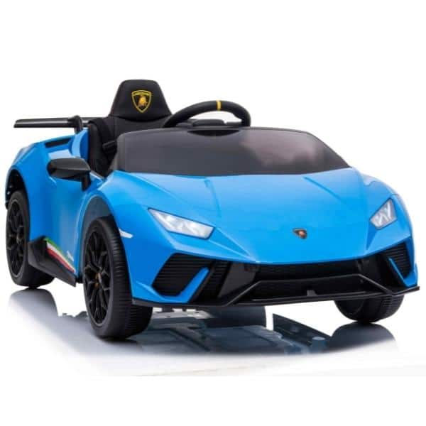 12v Lamborghini Huracan Licensed Kids Electric Ride On Car – Blue
