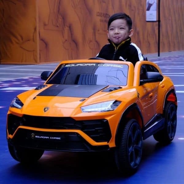 Kids lamborghini urus st-x 4wd electric car - orange