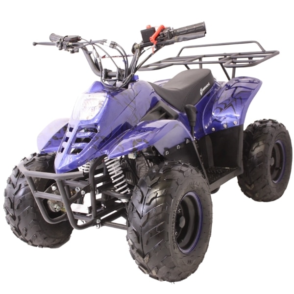 Hawkmoto boulder fun 110cc kids quad - scorpio blue