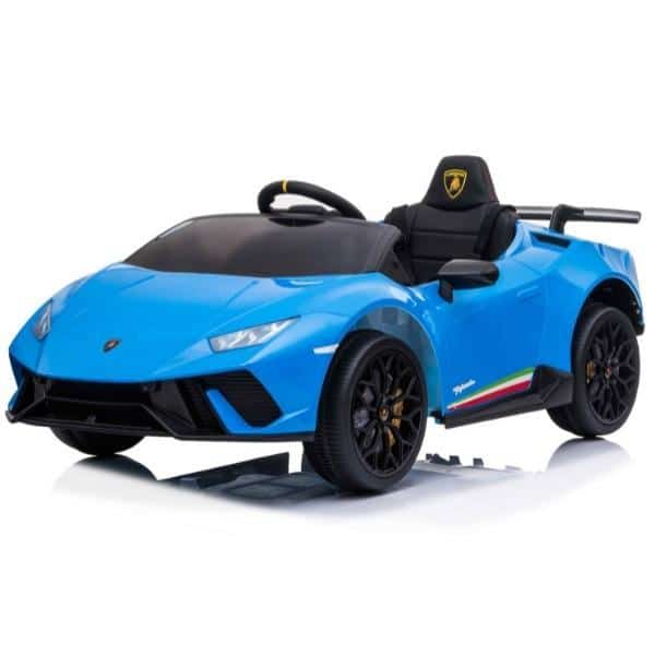 12v Lamborghini Huracan Licensed Kids Electric Ride On Car – Blue