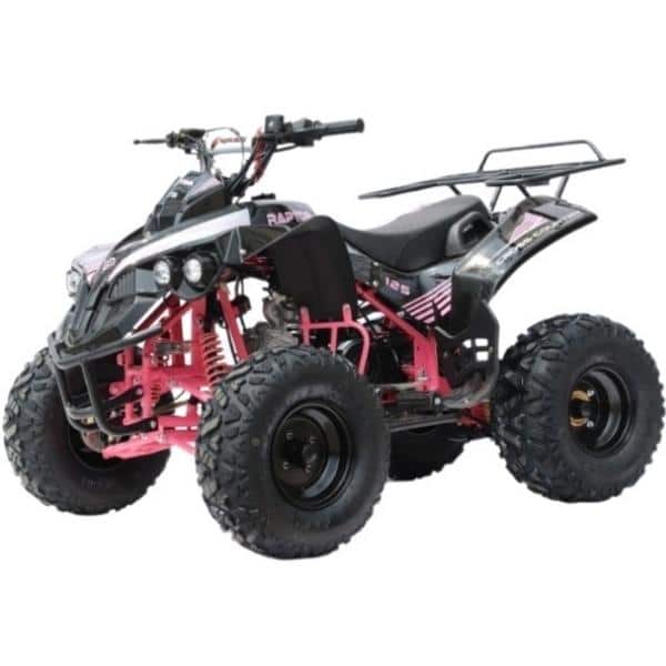 Hawkmoto Raptor 125cc Automatic Kids Quad Bike Pink