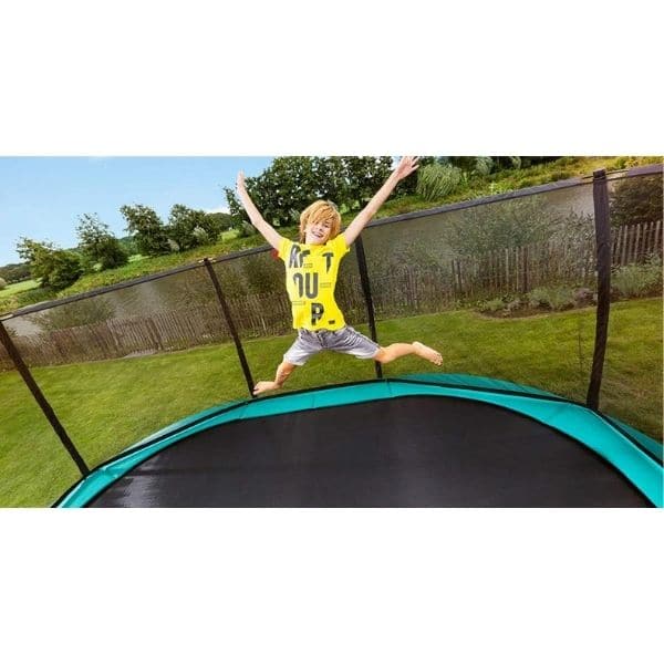 Berg Grand Champion Inground 520 Trampoline Green With Safety Net Deluxe