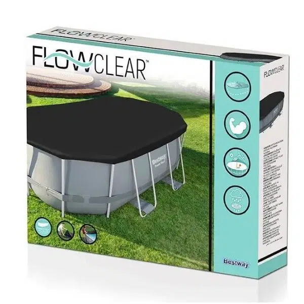 Bestway 58425 14ft oval pool cover