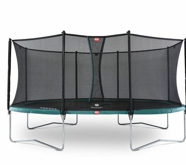 Berg champion 520 trampoline green with safety net comfort