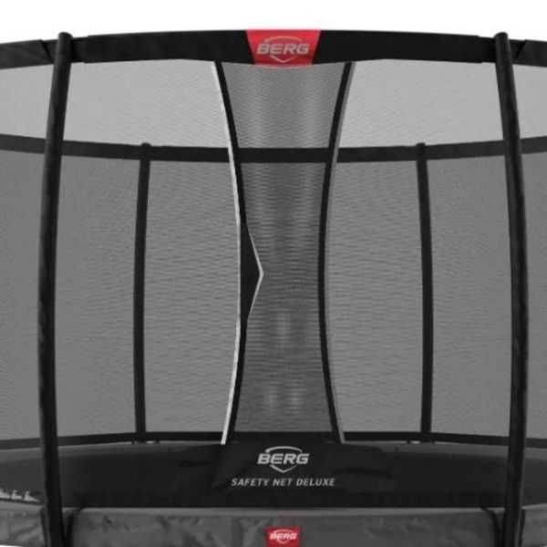 Berg grand champion trampoline 520 black with safety net deluxe