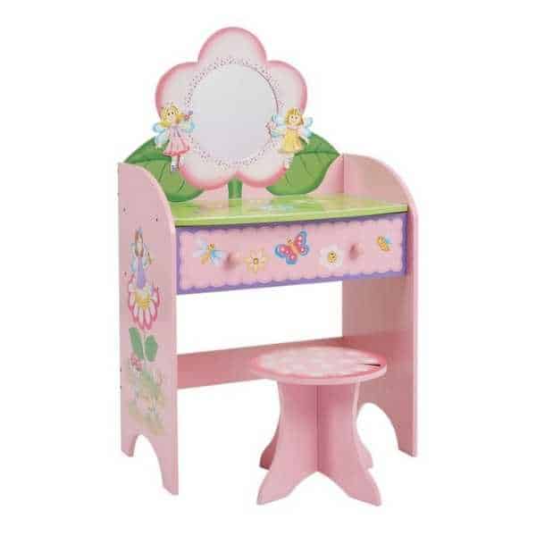 Fairy dressing table and stool