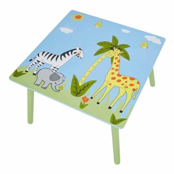 Safari square table and chair set