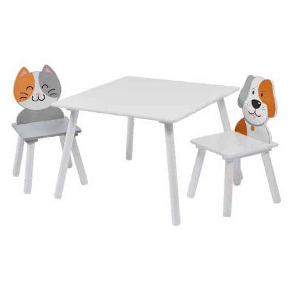 Cat and dog table and chairs
