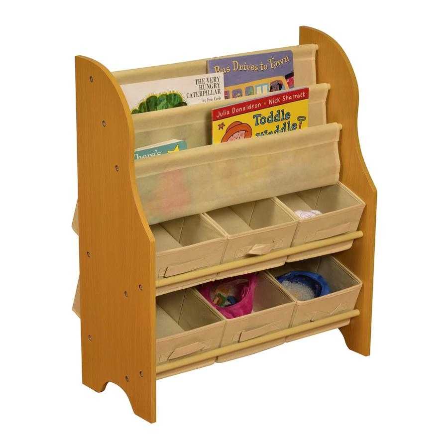 Toy Storage Unit with 6 Bins Outside Play