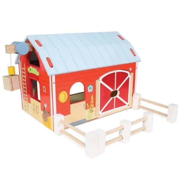 Red barn toy farm