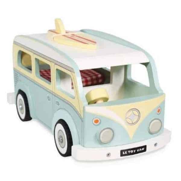 Wooden holiday campervan toy