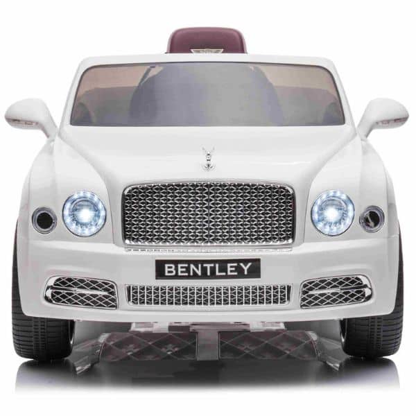 Bentley mulsanne 12v bentley ride on car white